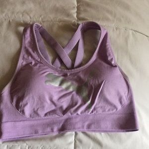 Lavender purple puma sports bra